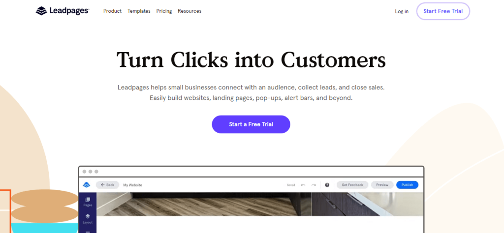LeadPages landing page builder