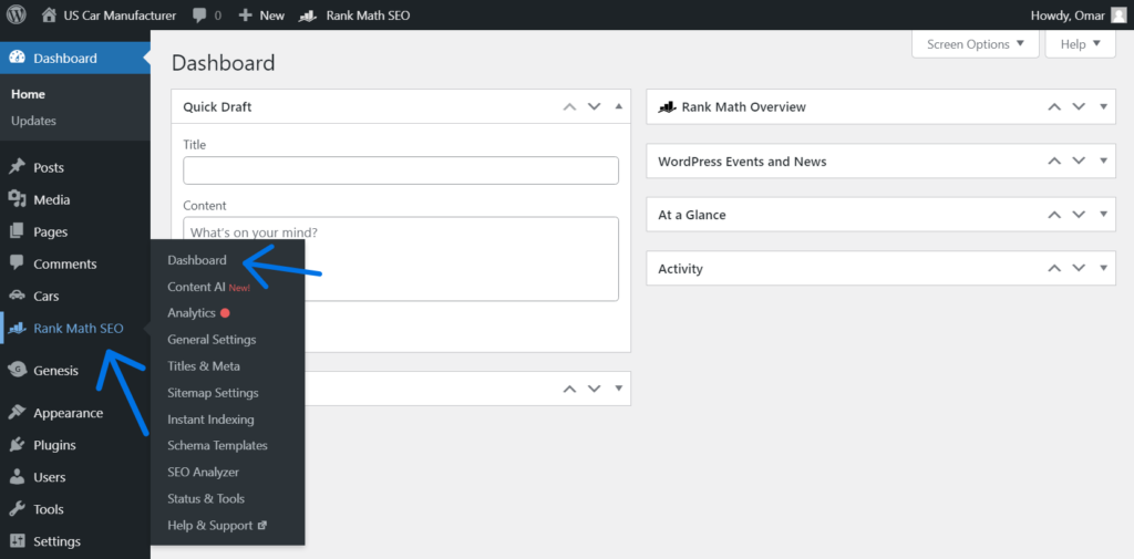 Enable Schema (structured data) in Rank Math plugin