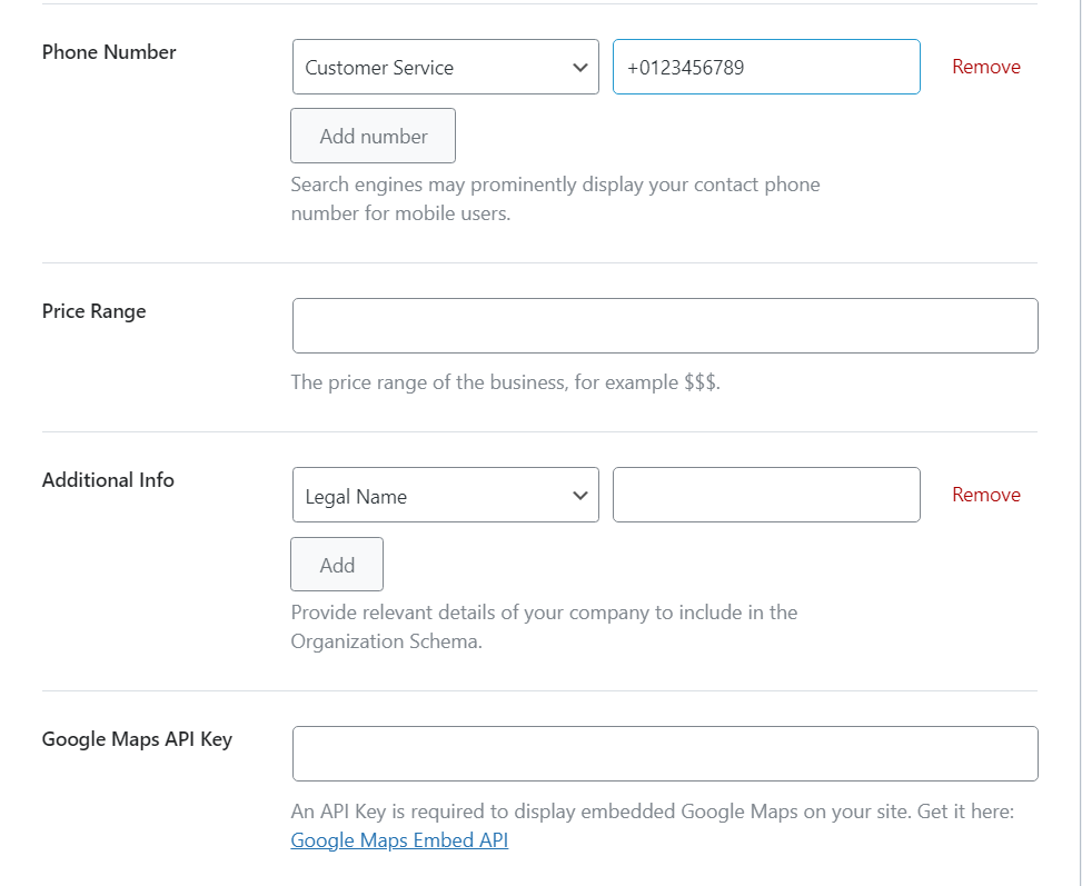 SEO General settings 4