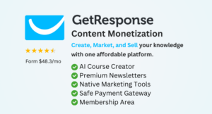 GetResponse's Content Monetization Plan Review 2024