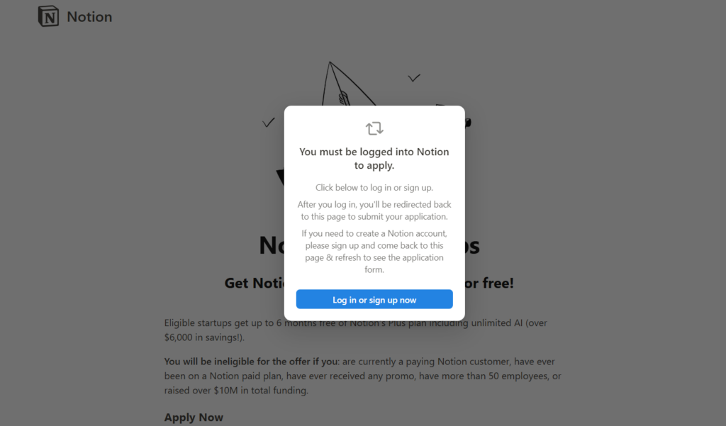 Notion Lon in or sign up